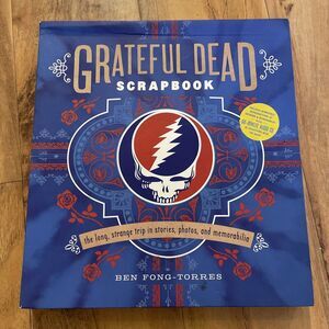 Grateful Dead Scrapbook Book CD Audio Removable GD Art Memorabilia 2009